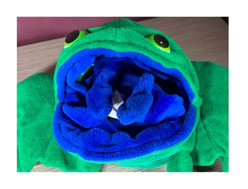 VINTAGE FOLKTAILS FOLKMANIS WENDEFROSCH/KAULQUAPPE PLÜSCHTIER/STOFFTIER - SO NIEDLICH - Bild 4 von 12