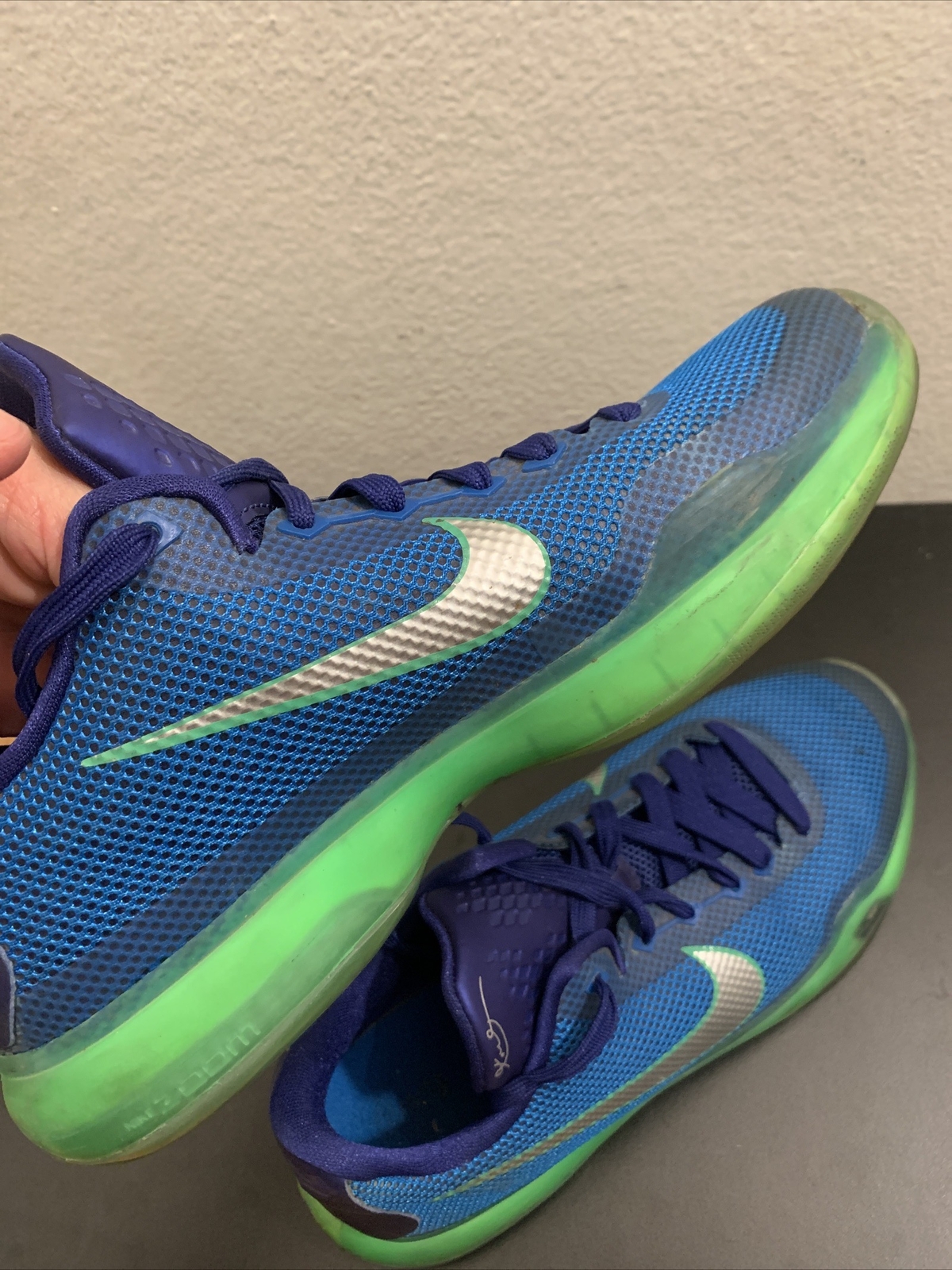 Nike Zoom Kobe X 10 Elite Emerald City Blue Green 726067 402 RARE Sz 6.5Y 2015 image 10