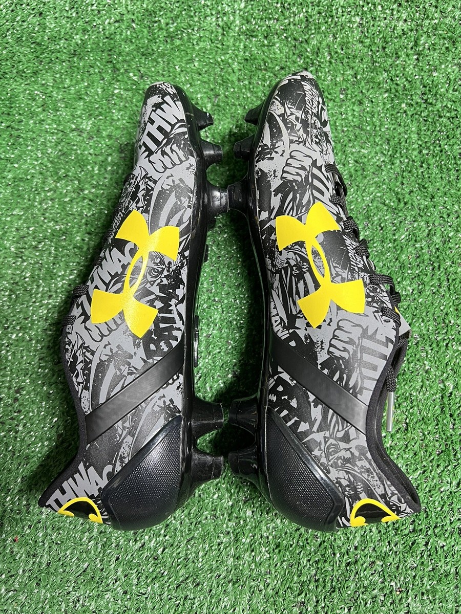 Under Armour Speedform CRM FG BATMAN Black/Steel Men's 7.5 Cleats