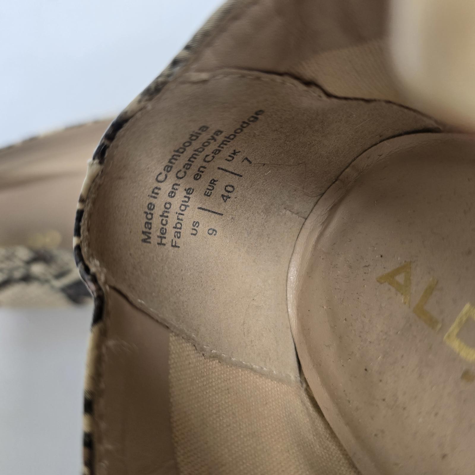 Aldo Women's Python Print Flats - image 5