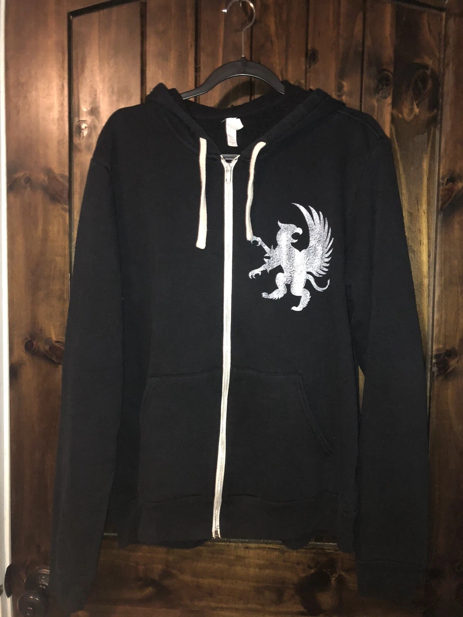 griffin zip up hooded sweatshirt