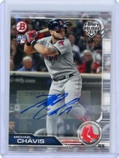 2019 Bowman Holiday Autograph #Th-MC Michael Chavis #23/99