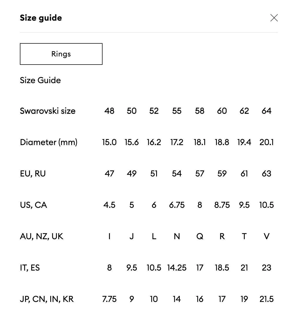 Anello Swarovski Nirvana Blu Acciaio Inox