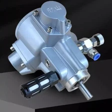 Piston Air Motor, Positive and Negative Speed Regulation, with Reducer/mixer