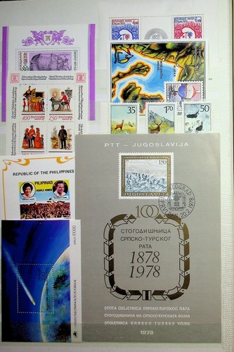 Weltweit neuwertig Singles, Sets, Souvenirblätter & FDCs im Lagerbuch - Bild 6 von 15