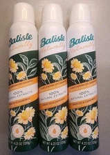 Batiste Naturally Dry Shampoo Green Tea & Chamomile 4.23oz LOT OF 3 FREE SHIP