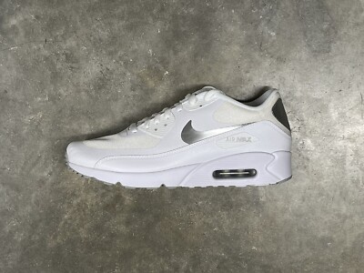 Air Max 90 Ultra 2.0 Essential White / Metallic Sliver 875695 103 Size 12 |  eBay