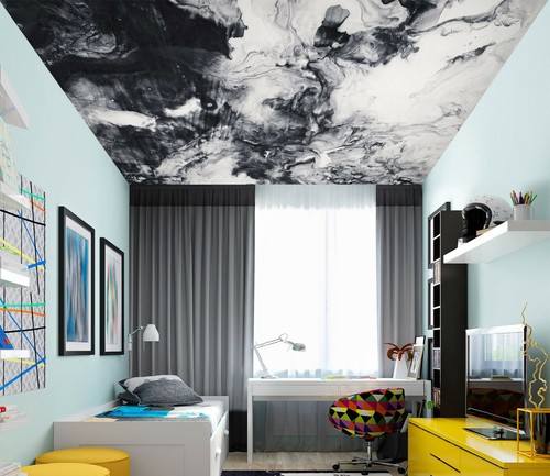 Papier Peint Panoramique 3D Mountain NA9908 – Autocollant Mural – Déco AJ Wall Fay