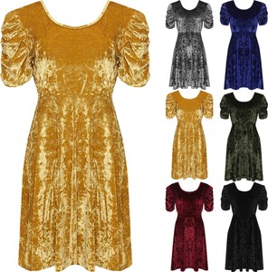 plus size velvet swing dress