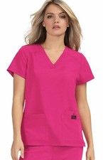 Betsey Johnson for Koi Scrubs - Freesia Scrub Top Flamingo Medical - Size S -NWT