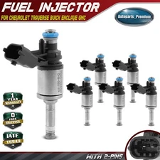 6x Fuel Injector for Chevrolet Traverse Buick Enclave 2012-2017 GMC Acadia 3.6L