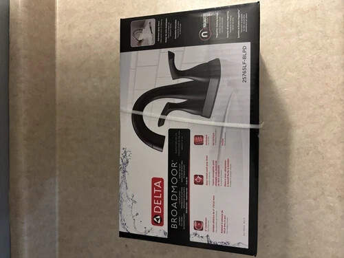 DELTA BROADMOOR RUBINETTO BAGNO ESTRAIBILE 25765LF-BLPD (NERO) - Foto 2 di 2