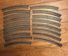 HO Scale TYCO "Tru-Steel" Curve 18"R Track  15946 - lot of 18 Made Australia
