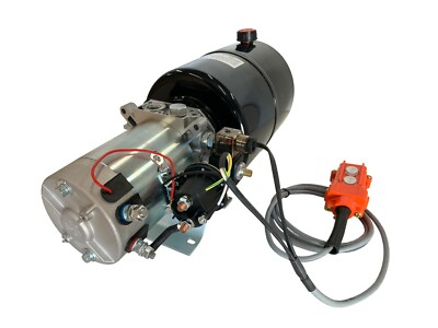 #ad Hydraulic Pump Power Unit Single Acting 12V DC Dump Trailer 8 Quart with Remote $435.00