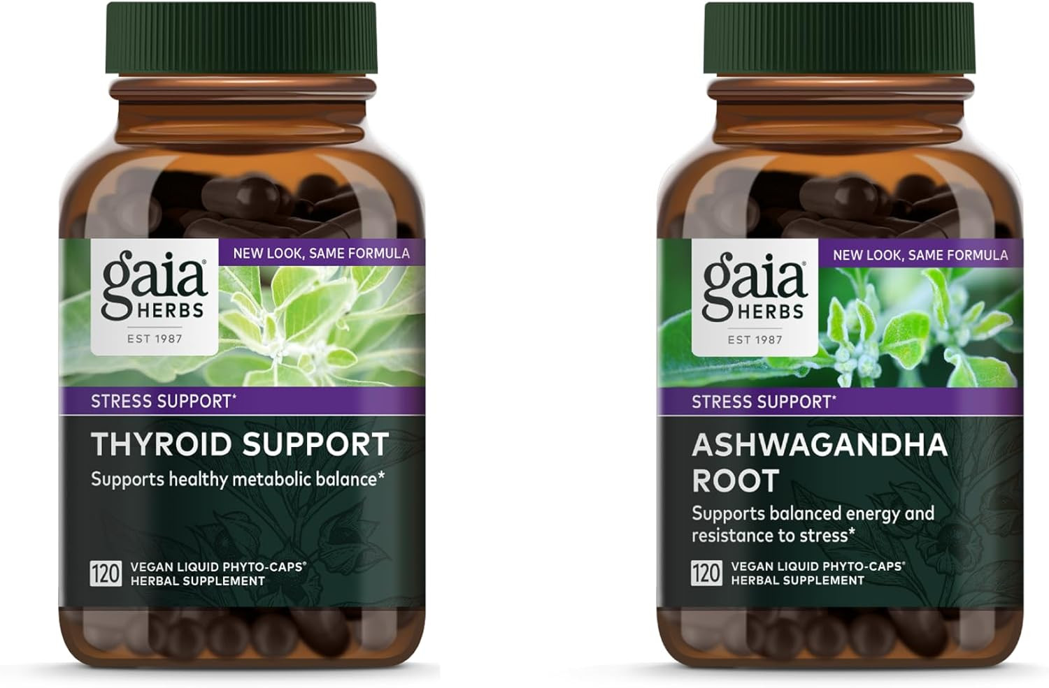 Ashwagandha Root - Made with Organic Ashwagandha Root - 120 Vegan Liquid Phyto-C