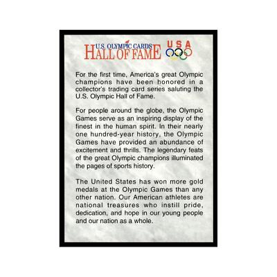 Saluting America's Greatest 1991 Impel US Olympic Hall Of Fame #87 NM