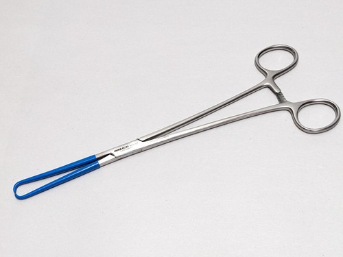 Wallach 909167 Single Tooth Coated Tenaculum for LEEP Procedures 24cm