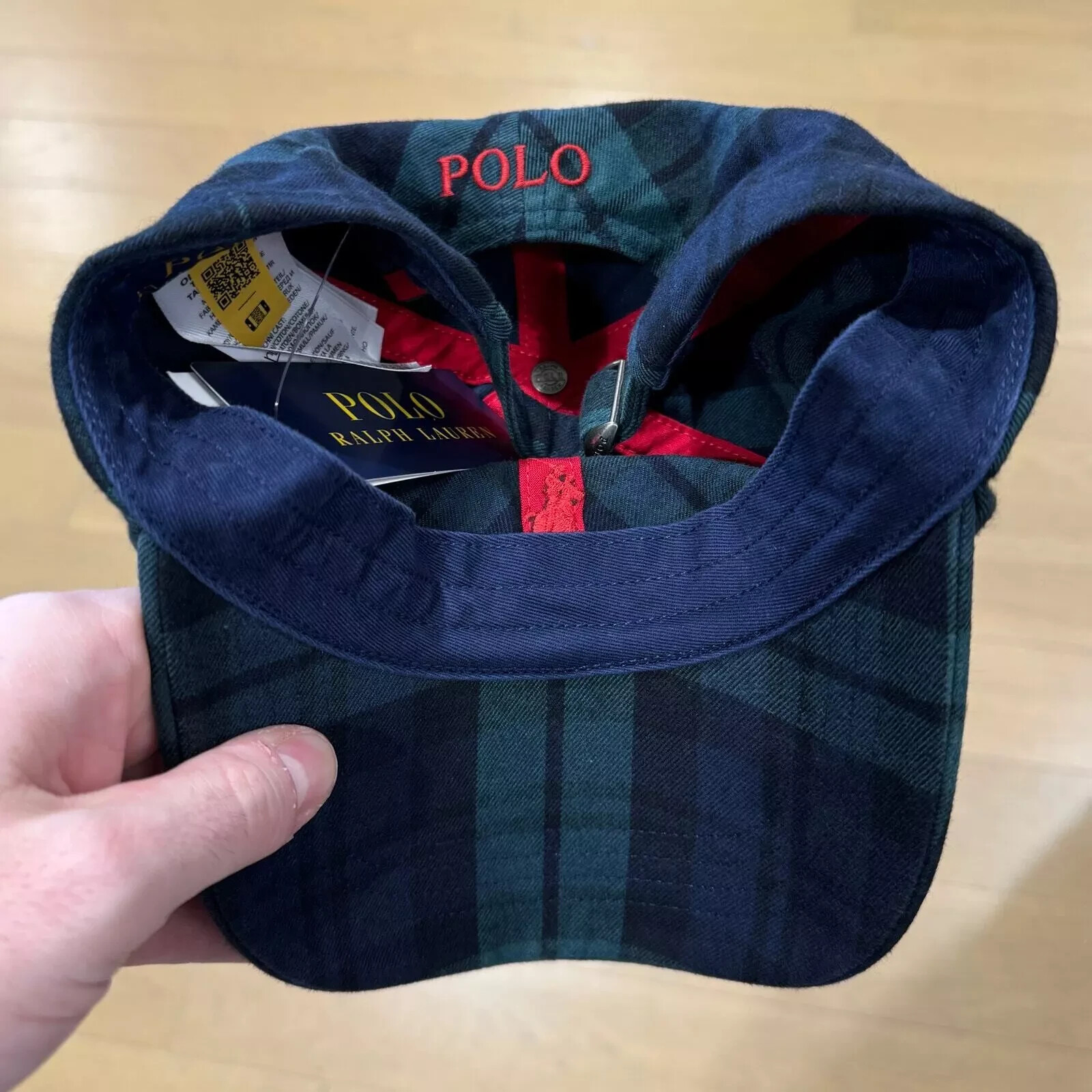 POLO RALPH LAUREN BERRETTO Red Pony OS nuovo con etichetta