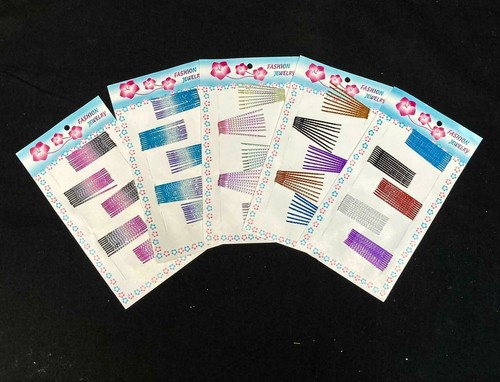 40 4.5cm Glitter Hair Grips Clips Slides Pins Kirby Bobby Styling Accessories UK - Picture 1 of 6