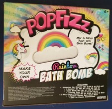 Bath Bomb: Pop Fizz Rainbow Cloud Surprise Make Your Own DIY Ages 6