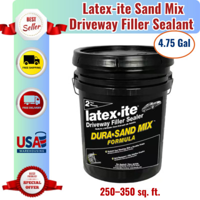 Latex-ite 4.75 Gal. Driveway Sealant with Sand Mix