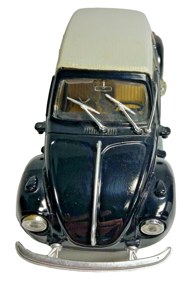 Polistil S15 Die Cast Car 1/25 Black Volkswagen Cabriolet