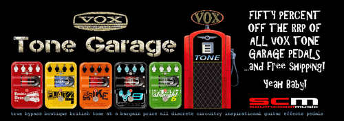 Vox Tone Garage Straight 6 Drive Vacuum Tube 12AX7 Guitar Fx Distortion Pedal - Picture 3 of 3
