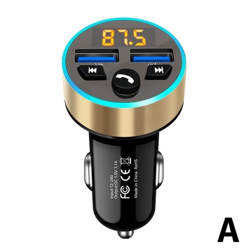 Wireless Bluetooth Car FM Transmitter MP3 Player 2 Handsfree Kit Charger F3C5 - Photo 16 sur 16