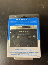 Dynex DX-CA103 Stereo Cassette Adapter for Vehicles.