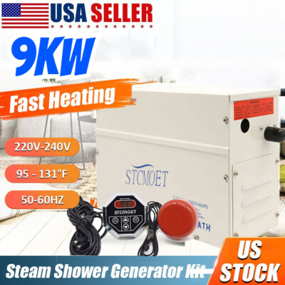 9KW Steam Generator Bath Machine Dry Steam Shower Room Use Family for Shower