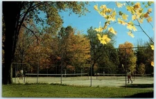 Postcard - Tennis courts, Eastover - Lenox, Massachusetts