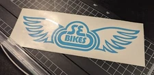 SE RACING DECAL BMX - 8" IN MULTIPLE COLORS