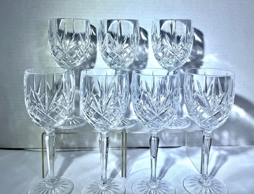 Set of 7 Cristal D'Arques 'Provence' Lead Crystal Wine Glasses Stemware France - Picture 8 of 13