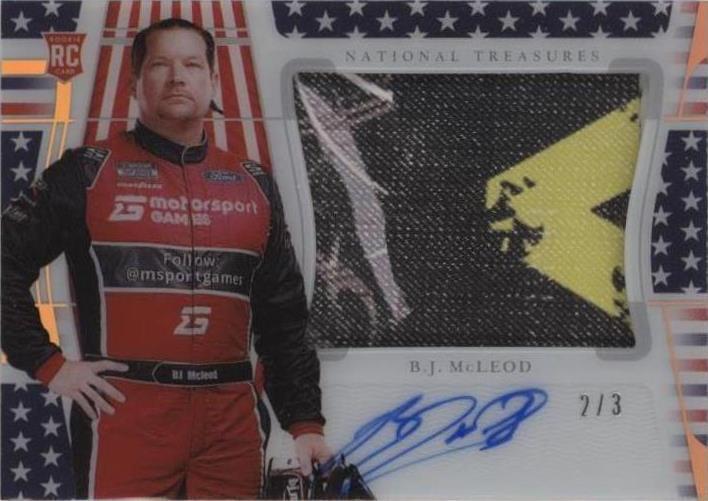 2022 Panini National Treasures - B.J. McLeod #101 - 1 of 1