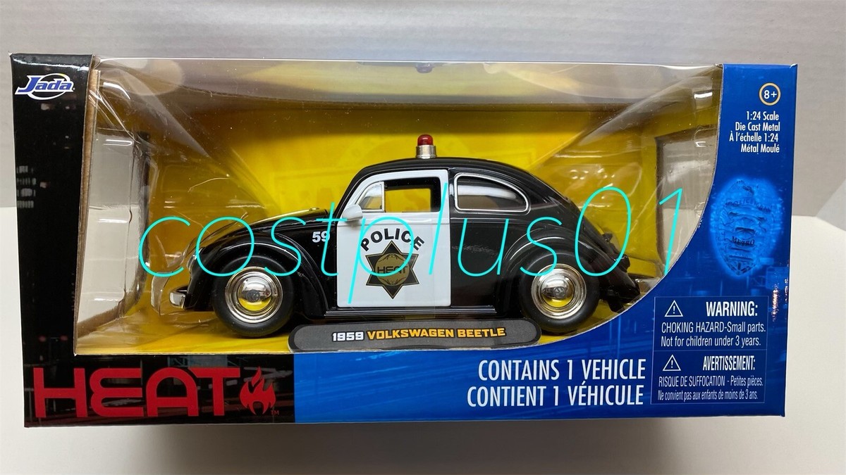 【廃番】1959 Volkswagen Beetle POLICE仕様 1/24 JADA HEAT 1959 VW VOLKSWAGEN BEETLE 1:24 POLICE | eBay