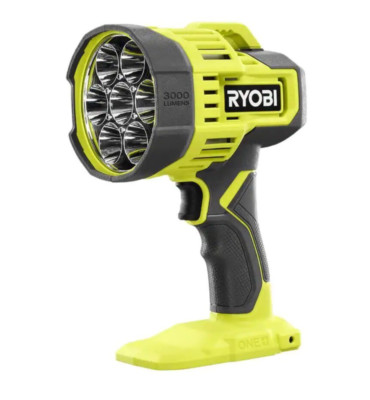 New Ryobi PCL661B ONE+ 18V Cordless LED Spotlight Up To 3000 Lumens (Tool Only)