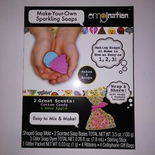 Emoji Make Your Own Soap Gift Set Kids Stocking Stuffers Craft Kit New