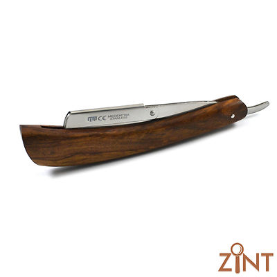 Friseur Salon Rasieren Herren Bart Styling Formbar Holzgriff gerade Rasiermesser X1