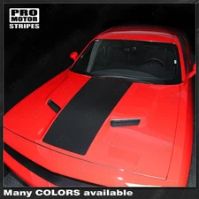 Dodge Challenger Solid Center Hood Accent Stripe Decal 2008 2009 2010 Pro Motor
