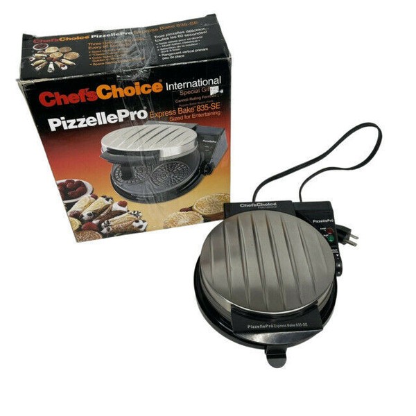 chef's choice pizzelle pro express baker
