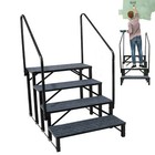 Rv Steps 4-Step Rv Stairs W/2 Handrail For Rv Trailer Campers Outdoor Spool