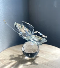 Crystal Butterfly Crystal Figurine 2in SunCatcher Home Decor BohemiaCrystal Gift