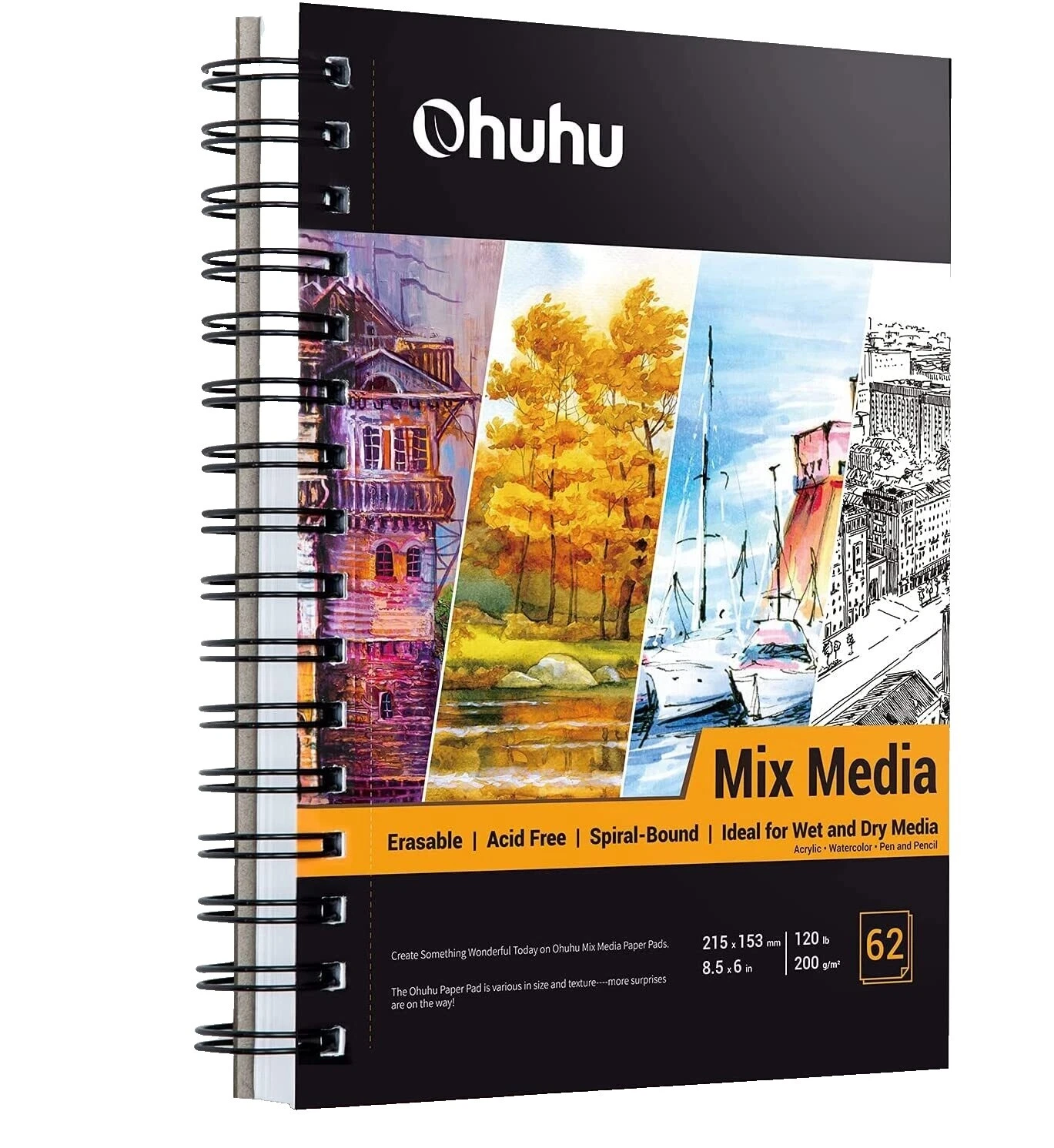 Libros de dibujo multicolor para artistas