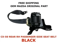 2023-2024 Mazda CX-50 rear right side seat belt BLACK BGK120617M