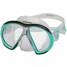 Atomic Aquatics Subframe Mask regular Fit Clear Skirt/aqua Frame