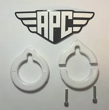 BANSHEE REAR SWINGARM BRAKE LINE CLAMP 1 1/2" TUBE TYSON LONESTAR STELLER WHITE