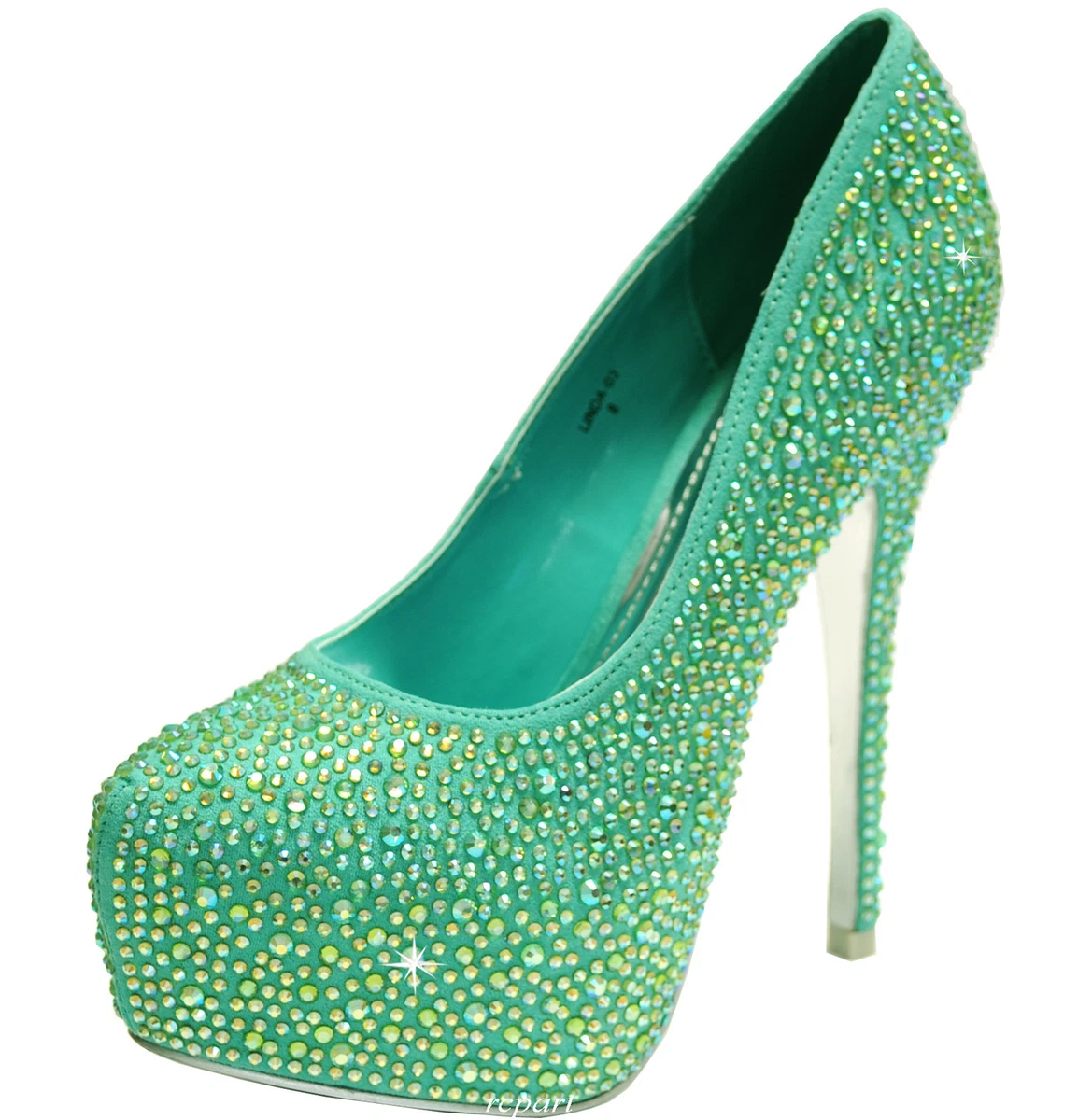 Sea green store shoes