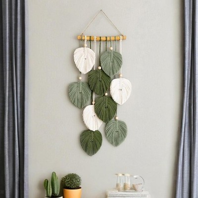 Makrame Wall Hanging Bohemian Wandteppich Makrame für Hochzeitswohnern