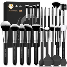 Makeup Brushes Set, Professional 25 Pcs Makeup Kit, Include Foundation Powde...