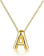 Personalized Gold Initial Necklace for Teens  Women - Trendy Gift Idea